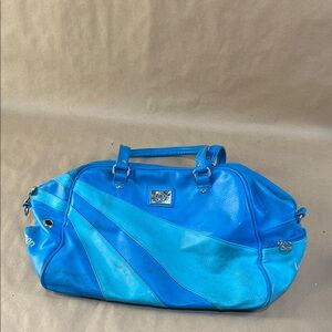 Blue Leather Women's Bag